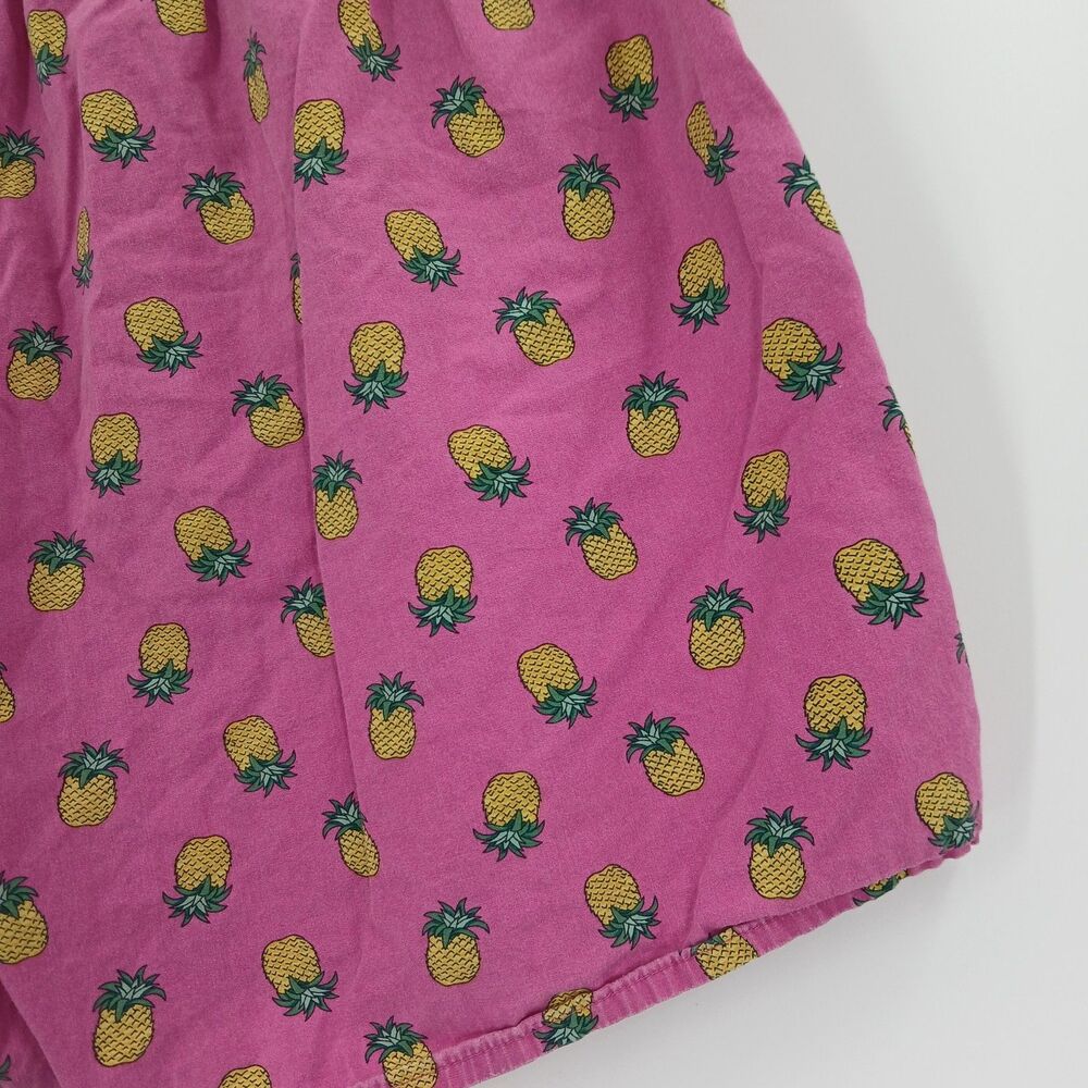 Old Navy Boxer Shorts Mens XL Pink Pineapple Print Whimsical - Picture 3 of 6